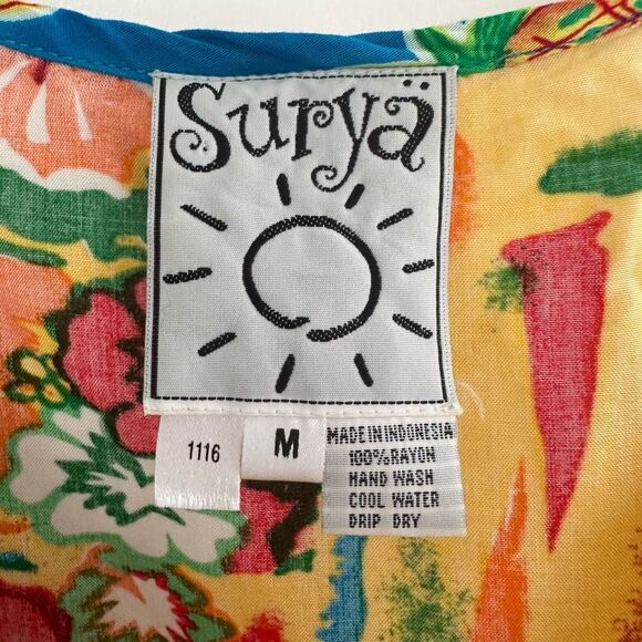 Surya Women’s Medium Beaded Tank Top Vintage - Picture 2 of 4